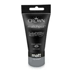 Crown Walls & Ceilings Matt Emulsion City Break - Tester 40ml -Crown 12804326 1964978275530145