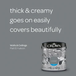 Crown Walls & Ceilings Matt Emulsion City Break - 2.5L 14 Crown Walls & Ceilings Matt Emulsion City Break - 2.5L -Crown 12804349 9754969531019013