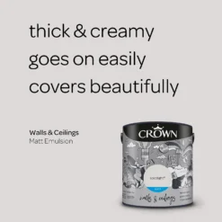 Crown Walls & Ceilings Matt Emulsion Spotlight - 2.5L -Crown 12804355 2134969532188413