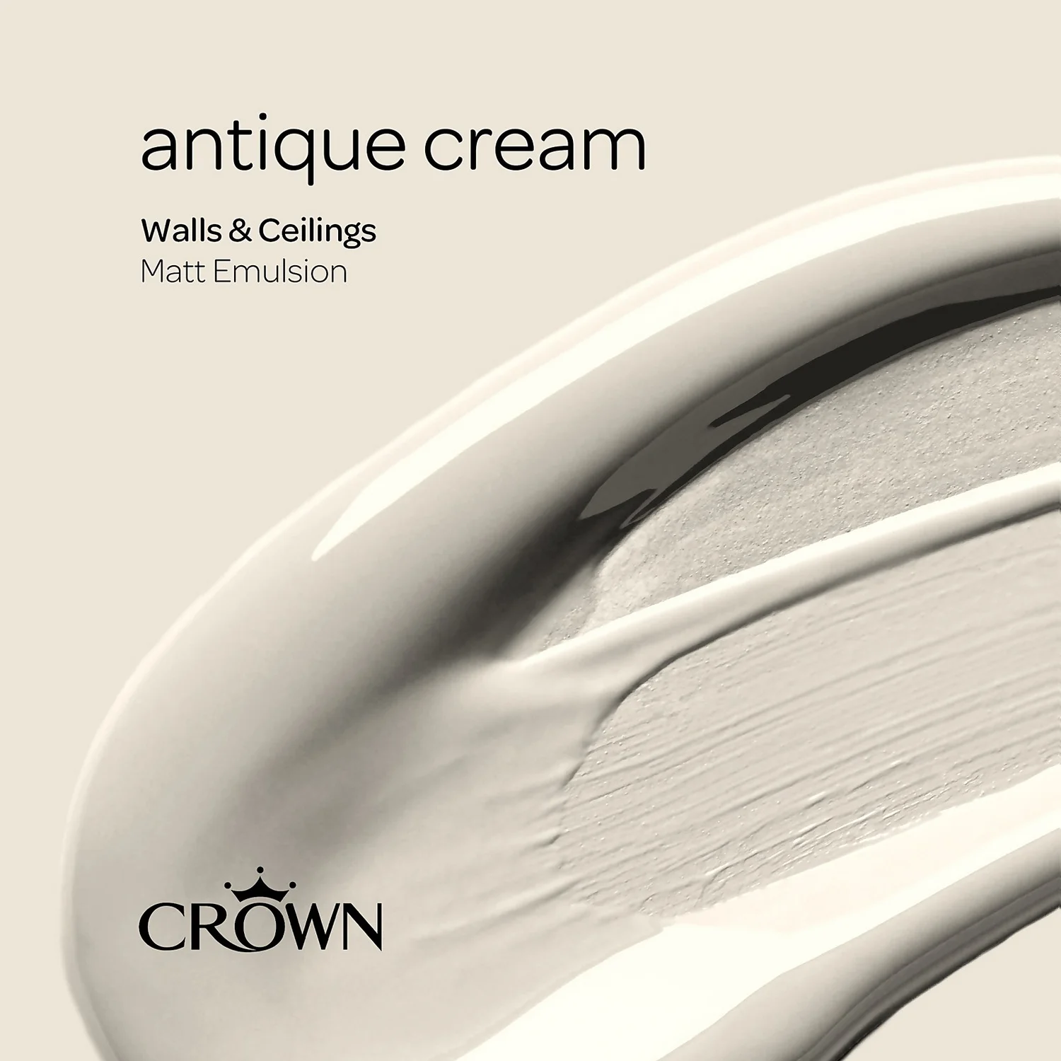Crown Walls & Ceilings Matt Emulsion Paint Antique Cream - 5L 9 Crown Walls & Ceilings Matt Emulsion Paint Antique Cream - 5L - Image 7
