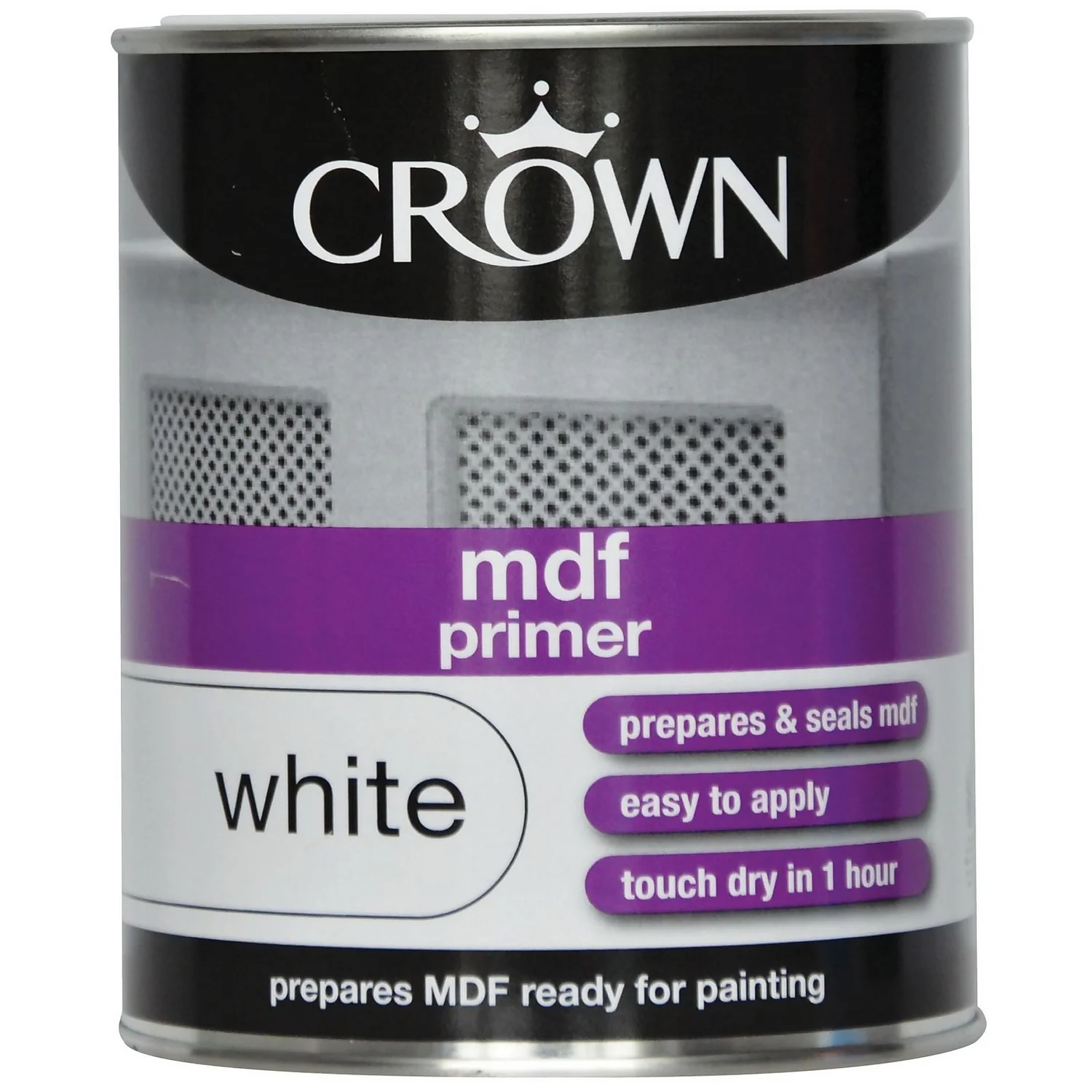 Crown MDF Primer Pure Brilliant White - 750ml 3 Crown MDF Primer Pure Brilliant White - 750ml