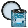 Crown Walls & Ceilings Matt Emulsion Paint Moonlight Bay - 2.5L -Crown 12804412 5604969532006916