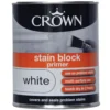 Crown Stain Block Primer Pure Brilliant White Paint - 750ml 2 Crown Stain Block Primer Pure Brilliant White Paint - 750ml -Crown 12804465 7504842737393196