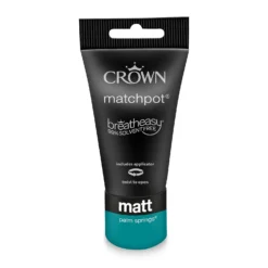 Crown Feature Wall Breatheasy Matt Paint Palm Spring - Tester 40ml 15 Crown Feature Wall Breatheasy Matt Paint Palm Spring - Tester 40ml -Crown 12804762 5695022157542051