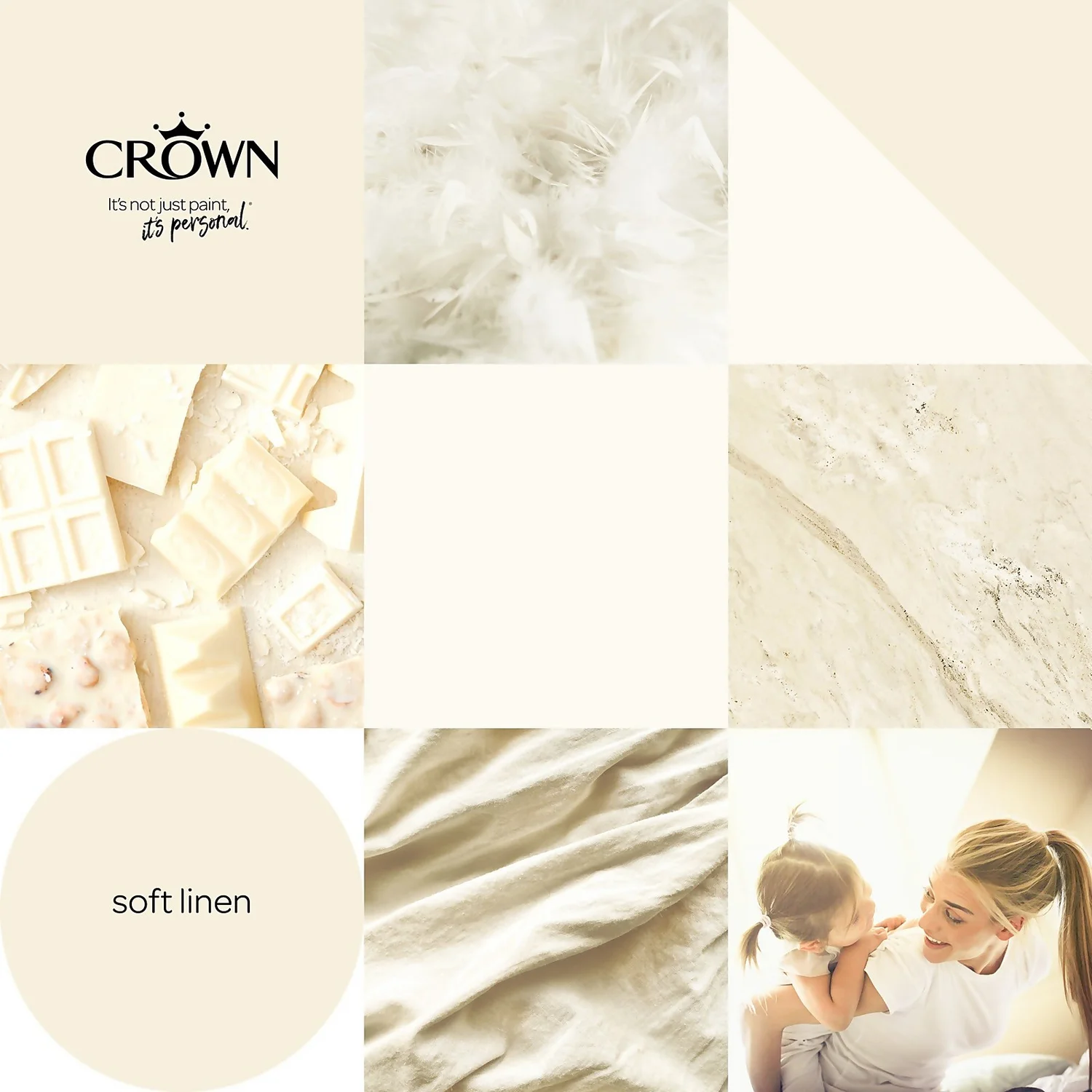 Crown Walls & Ceilings Silk Emulsion Paint Soft Linen - 5L 8 Crown Walls & Ceilings Silk Emulsion Paint Soft Linen - 5L - Image 6
