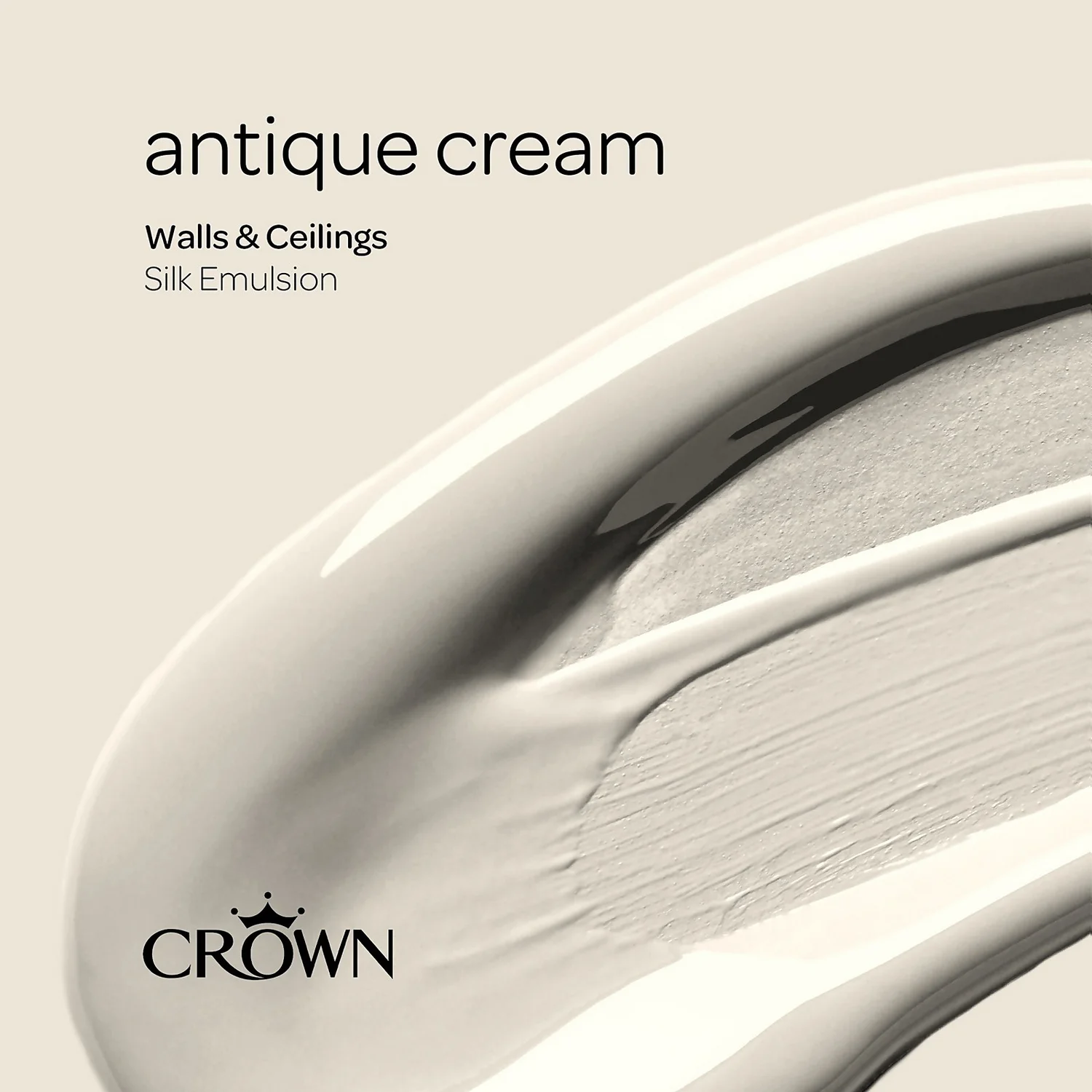 Crown Walls & Ceilings Silk Emulsion Paint Antique Cream - 5L 9 Crown Walls & Ceilings Silk Emulsion Paint Antique Cream - 5L - Image 7