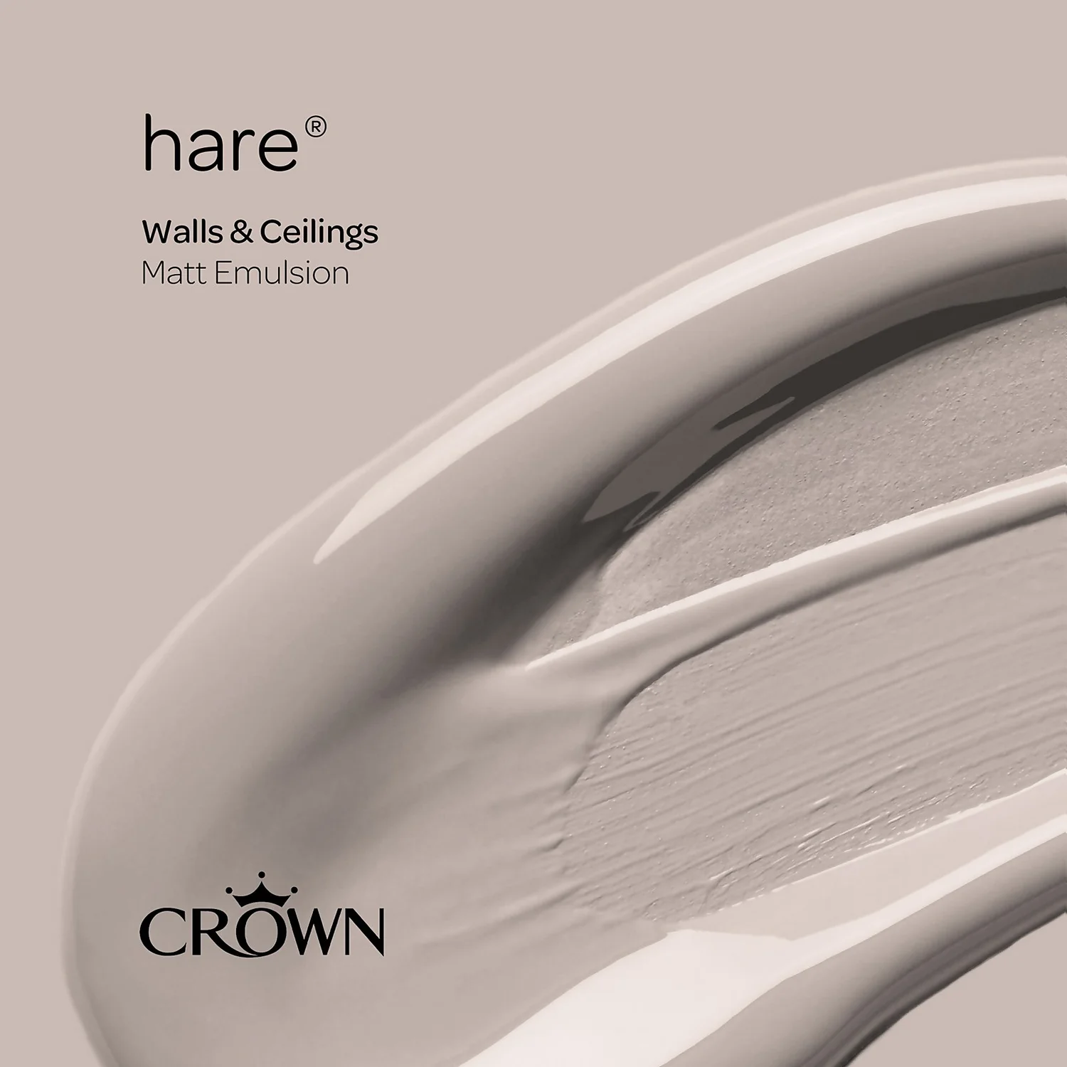 Crown Walls & Ceilings Matt Emulsion Paint Hare - Tester 40ml 7 Crown Walls & Ceilings Matt Emulsion Paint Hare - Tester 40ml - Image 5