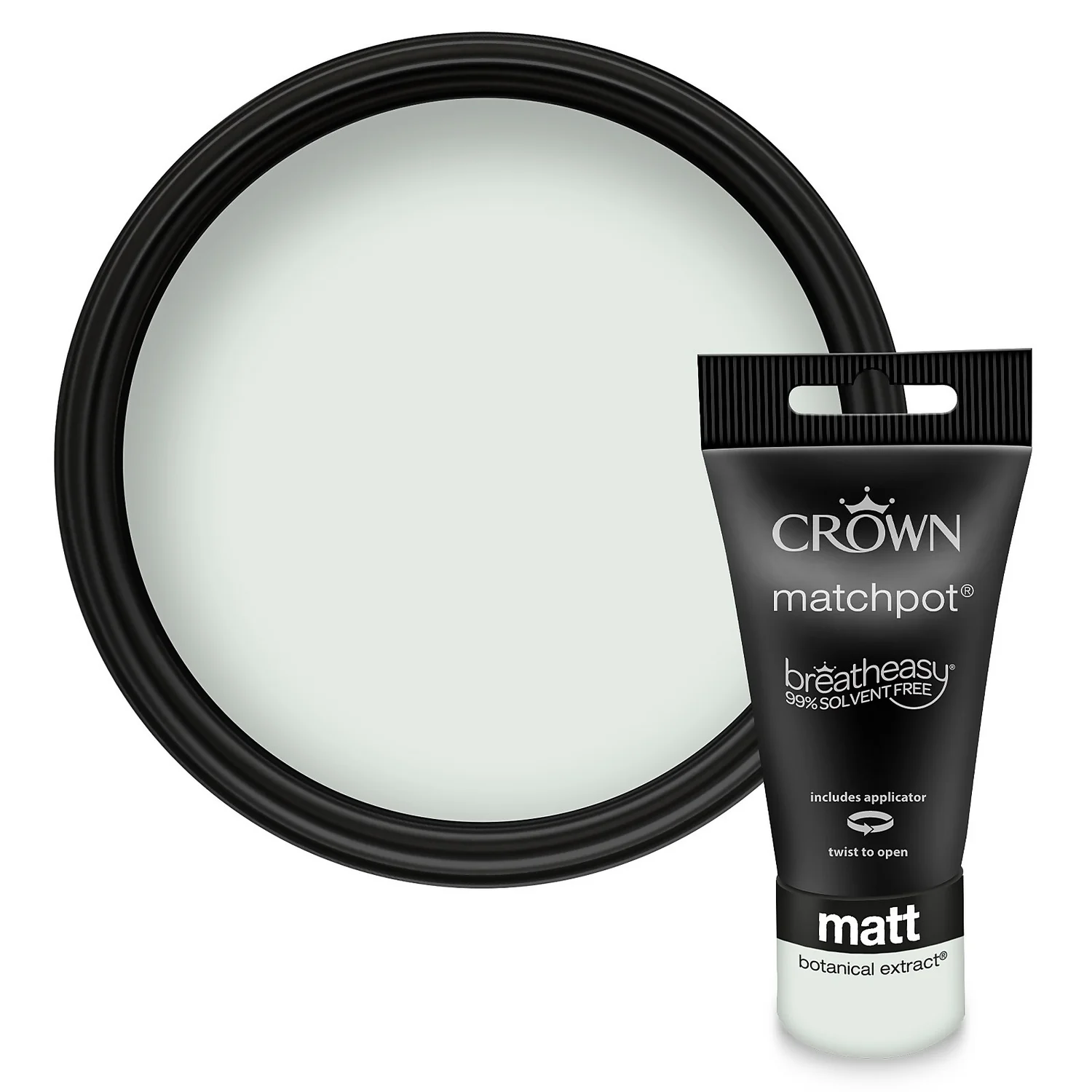 Crown Breatheasy Matt Standard Emulsion Paint Botanical Extract - Tester 40ml 3 Crown Breatheasy Matt Standard Emulsion Paint Botanical Extract - Tester 40ml