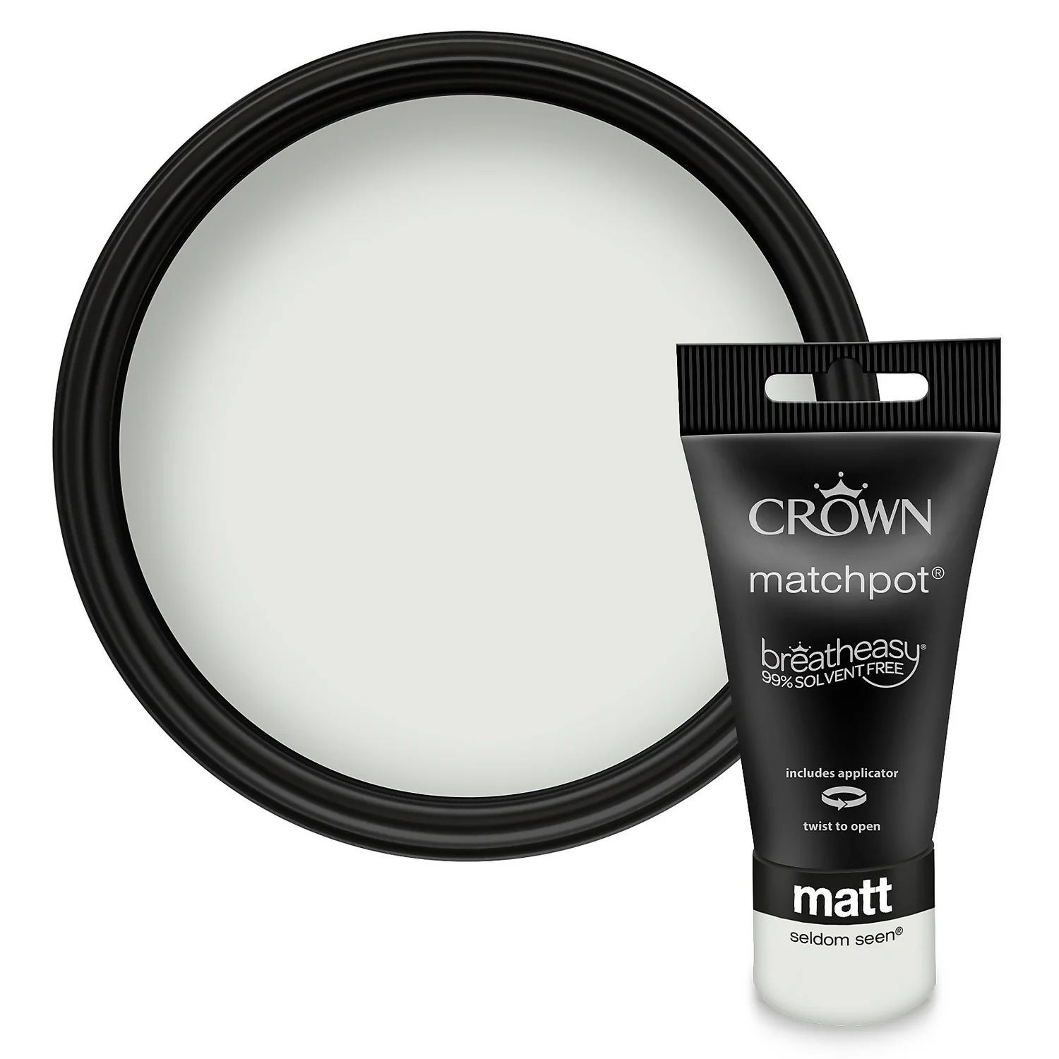 Crown Standard Matt Emulsion Paint Seldom Seen - Tester 40ml 3 Crown Standard Matt Emulsion Paint Seldom Seen - Tester 40ml