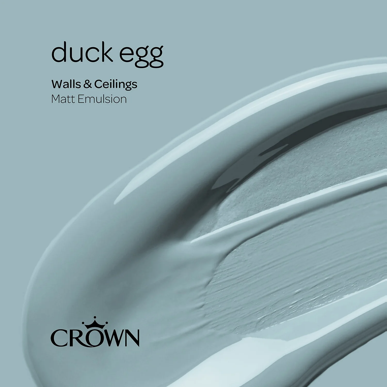 Crown Walls & Ceilings Matt Emulsion Paint Duck Egg - Tester 40ml 7 Crown Walls & Ceilings Matt Emulsion Paint Duck Egg - Tester 40ml - Image 5