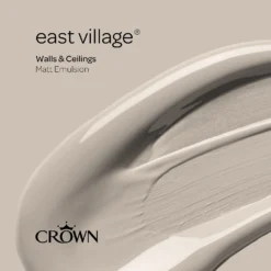 Crown Walls & Ceilings Matt Emulsion Paint East Village - 2.5L -Crown 12809662 2044969531270506