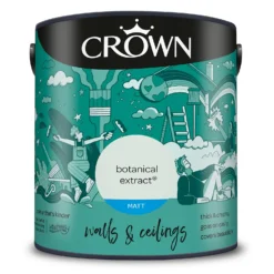 Crown Breatheasy Matt Standard Emulsion Paint Botanical Extract - 2.5L -Crown 12809672 9294969531309947