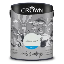 Crown Breatheasy Matt Standard Emulsion Paint Seldom Seen - 5L -Crown 12809691 6954969532588481