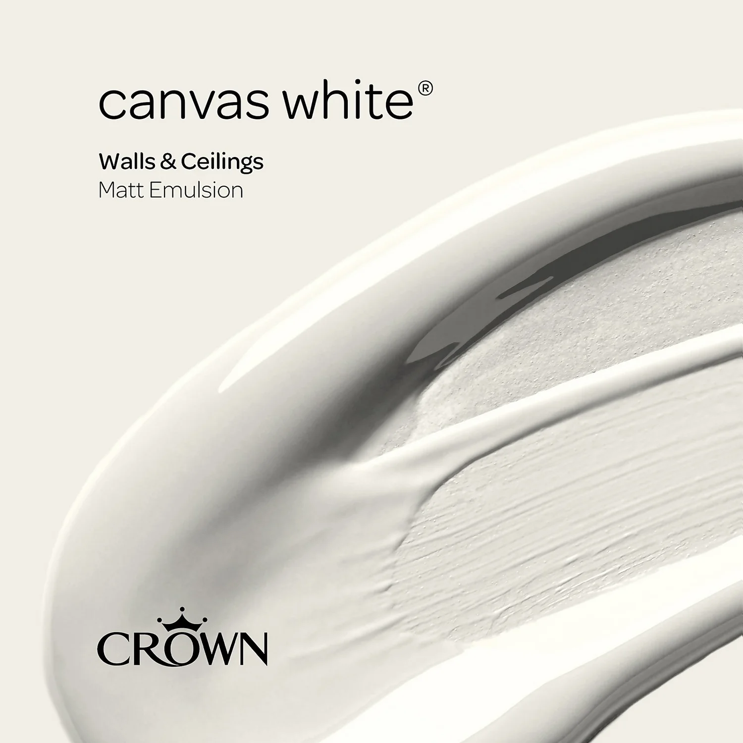 Crown Walls & Ceilings Matt Emulsion Paint Canvas White - 2.5L 9 Crown Walls & Ceilings Matt Emulsion Paint Canvas White - 2.5L - Image 7