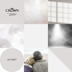Crown Walls & Ceilings Matt Emulsion Paint Spotlight - 5L -Crown 12809752 1164969532331708