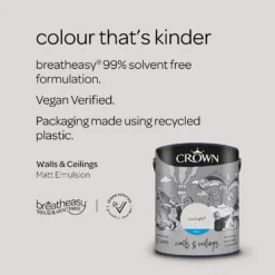 Crown Walls & Ceilings Matt Emulsion Paint Spotlight - 5L -Crown 12809752 2484969532237985