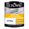 Crown Quick Drying Undercoat Pure Brilliant White Paint - 750ml -Crown 12809774 2424831431592266