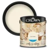 Crown Walls & Ceilings Matt Emulsion Paint Soft Linen - 2.5L 1 Crown Walls & Ceilings Matt Emulsion Paint Soft Linen - 2.5L -Crown 12810444 1804969532023935