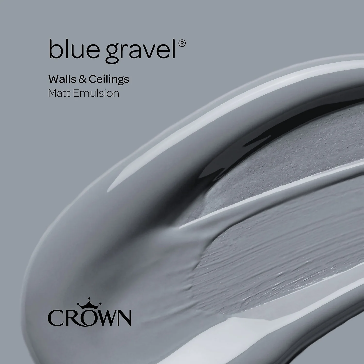 Crown Feature Wall Breatheasy Matt Emulsion Paint Blue Gravel - Tester 40ml 7 Crown Feature Wall Breatheasy Matt Emulsion Paint Blue Gravel - Tester 40ml - Image 5