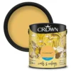 Crown Walls & Ceilings Matt Emulsion Paint Mustard Jar - 2.5L -Crown 12819234 1954969532628483