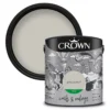 Crown Walls & Ceilings Silk Emulsion Paint Grey Putty - 2.5L -Crown 12819353 1244966165736901