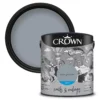 Crown Walls & Ceilings Matt Emulsion Paint Blue Gravel - 2.5L 1 Crown Walls & Ceilings Matt Emulsion Paint Blue Gravel - 2.5L -Crown 12823129 1884969525314351