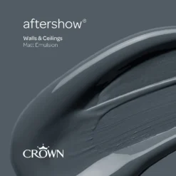 Crown Walls & Ceilings Matt Emulsion Paint Aftershow - 2.5L -Crown 12823135 1064969525736262