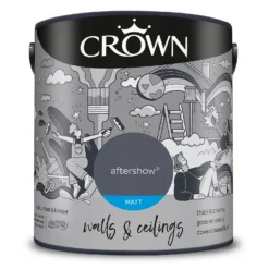 Crown Walls & Ceilings Matt Emulsion Paint Aftershow - 2.5L -Crown 12823135 2664969525832451