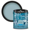 Crown Walls & Ceilings Matt Emulsion Paint Duck Egg - 5L -Crown 12823256 1714969525354737