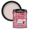 Crown Walls & Ceilings Matt Emulsion Paint Pashmina - 5L -Crown 12823267 3124969525924305