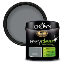Crown Easyclean® Washable & Wipeable Multi Surface Matt Paint City Break® - 2.5L