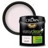 Crown Easyclean® Washable & Wipeable Multi Surface Matt Paint Creme De La Rose® - 2.5L -Crown 12823419 1254847599330182
