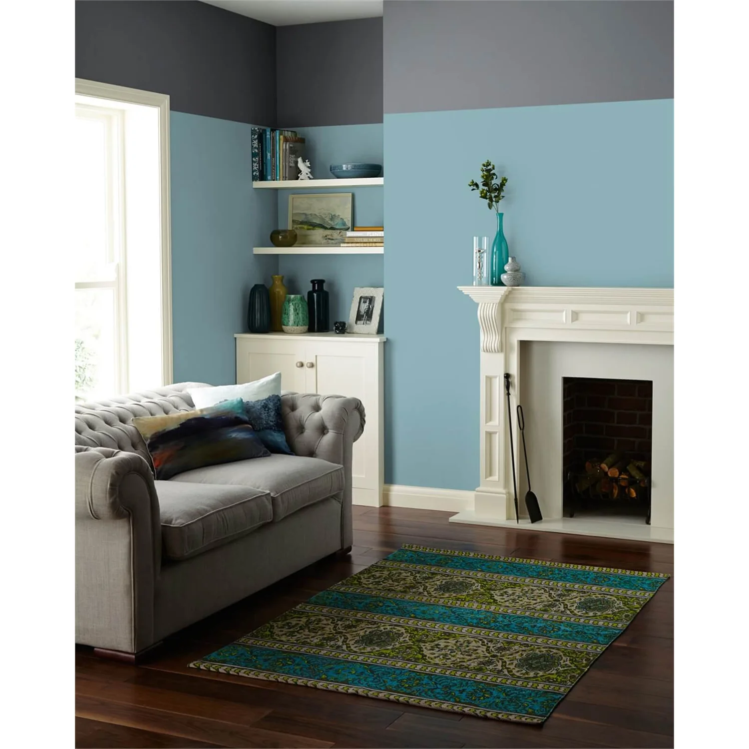 Crown Easyclean® Washable & Wipeable Multi Surface Matt Paint Duck Egg® - 2.5L 5 Crown Easyclean® Washable & Wipeable Multi Surface Matt Paint Duck Egg® - 2.5L - Image 3