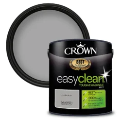 Crown Easyclean® Washable & Wipeable Multi Surface Matt Paint Granite Dust® - 2.5L