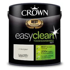 Crown Easyclean® Washable & Wipeable Multi Surface Matt Paint Smoked Glass® - 2.5L -Crown 12823443 1244857377251818