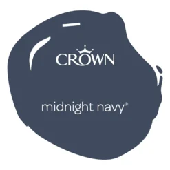 Crown Easyclean® Washable & Wipeable Multi Surface Matt Paint Midnight Navy - 2.5L -Crown 12823599 1854918193435349