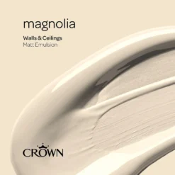 Crown Walls & Ceilings Matt Emulsion Paint Magnolia - Tester 40ml 13 Crown Walls & Ceilings Matt Emulsion Paint Magnolia - Tester 40ml -Crown 12828767 1534977312300075