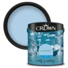 Crown Walls & Ceilings Matt Emulsion Paint Powder Blues - 2.5L -Crown 12832219 1534969528438929