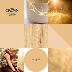 Crown Walls & Ceilings Matt Emulsion Paint Old Gold - Tester 40ml 12 Crown Walls & Ceilings Matt Emulsion Paint Old Gold - Tester 40ml -Crown 12832343 9844977310763343