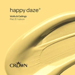 Crown Walls & Ceilings Matt Emulsion Paint Happy Daze - Tester 40ml 13 Crown Walls & Ceilings Matt Emulsion Paint Happy Daze - Tester 40ml -Crown 12832657 1044977310350825