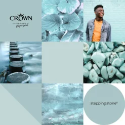 Crown Walls & Ceilings Matt Emulsion Paint Stepping Stone - 2.5L -Crown 12833880 1334969529348277