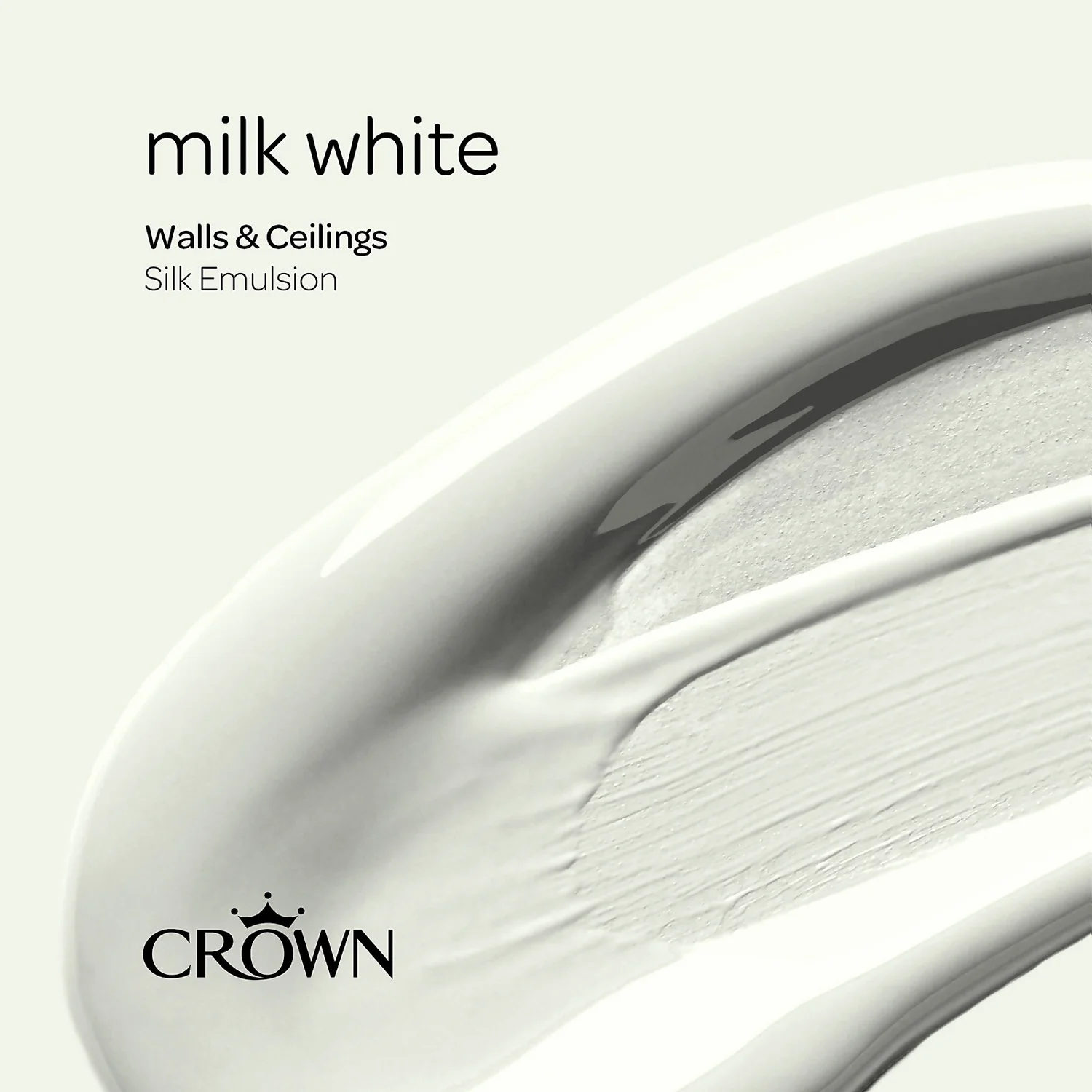 Crown Walls & Ceilings Silk Emulsion Paint Milk White - 5L 9 Crown Walls & Ceilings Silk Emulsion Paint Milk White - 5L - Image 7