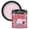 Crown Walls & Ceilings Matt Emulsion Paint Fairy Dust - 2.5L -Crown 12840405 4414969529002740