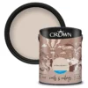 Crown Walls & Ceilings Matt Emulsion Paint White Pepper 5L -Crown 12841629 1334969530321552