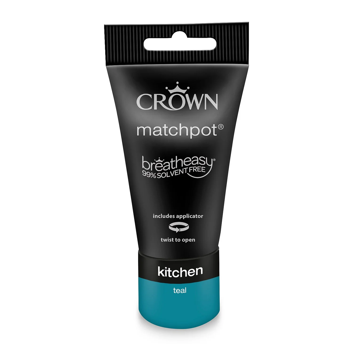 Crown Easyclean Kitchen Paint Teal - 0.04L 8 Crown Easyclean Kitchen Paint Teal - 0.04L - Image 6