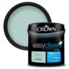 Crown Easyclean® Mouldguard+ Bathroom Mid Sheen Washable Multi Surface Paint Soft Duck Egg® - 2.5 L -Crown 12886781 8654847496161286