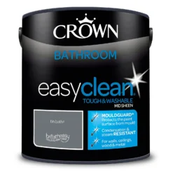 Crown Easyclean® Mouldguard+ Bathroom Mid Sheen Washable Multi Surface Paint Tin Bath® - 2.5 L -Crown 12886944 3884853416222293