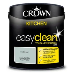 Crown Easyclean®Greaseguard+ Kitchen Matt Washable Multi Surface Paint Marble Top® - 2.5L 15 Crown Easyclean®Greaseguard+ Kitchen Matt Washable Multi Surface Paint Marble Top® - 2.5L -Crown 12886965 4954853416478766