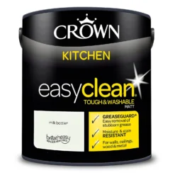 Crown Easyclean®Greaseguard+ Kitchen Matt Washable Multi Surface Paint Milk Bottle® - 2.5L -Crown 12886967 9834853416512996