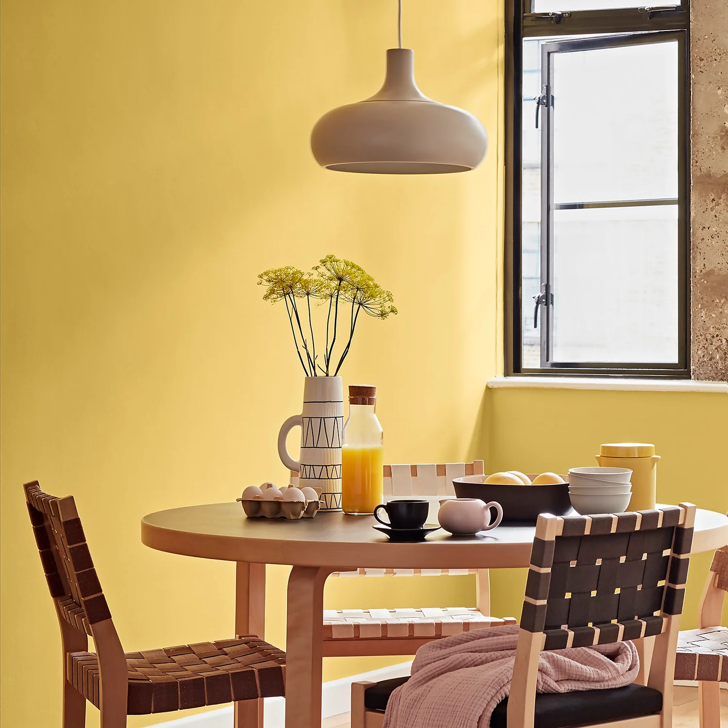 Crown Easyclean®Greaseguard+ Kitchen Matt Washable Multi Surface Paint Mustard Jar® - 2.5L 4 Crown Easyclean®Greaseguard+ Kitchen Matt Washable Multi Surface Paint Mustard Jar® - 2.5L - Image 2